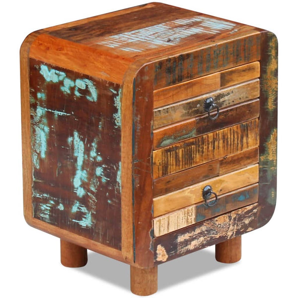 vidaXL Nightstand Solid Reclaimed Wood 43x33x51 cm