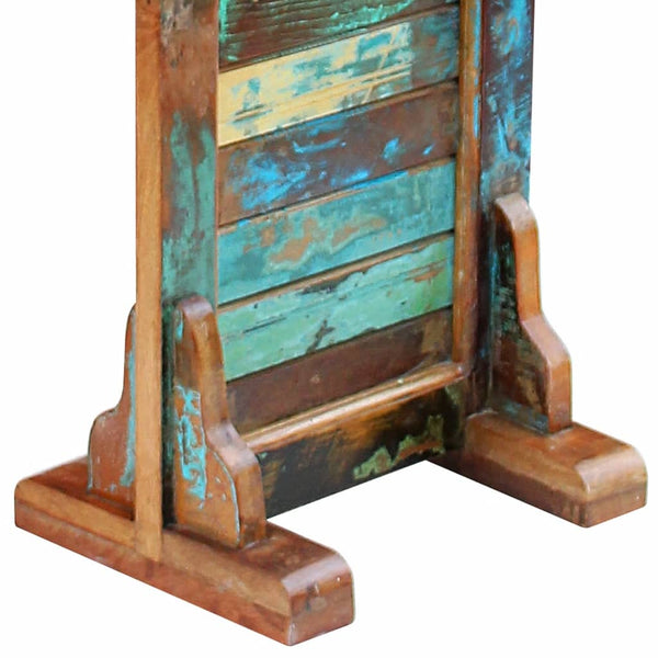 vidaXL Wardrobe Mirror Reclaimed Wood 47x23x180 cm