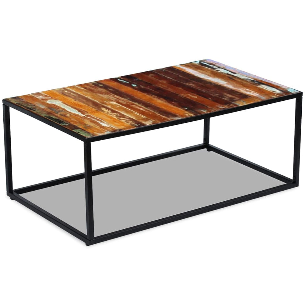 vidaXL Coffee Table Solid Reclaimed Wood 100x60x40 cm
