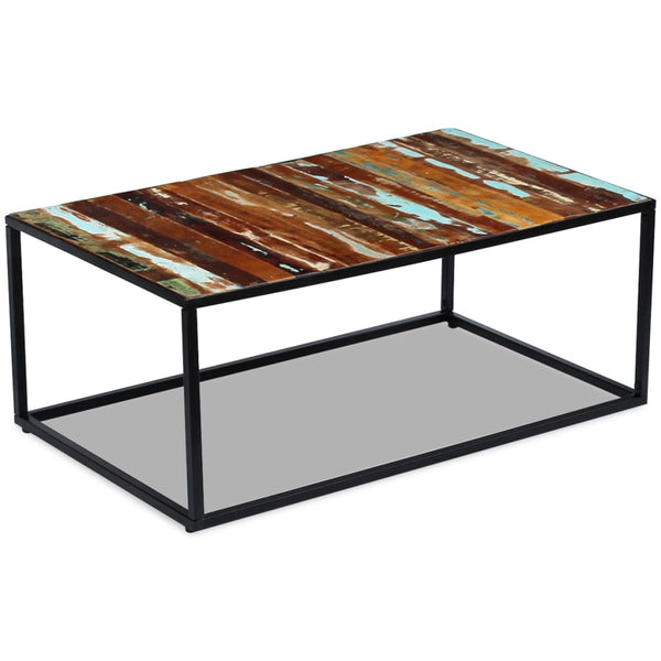 vidaXL Coffee Table Solid Reclaimed Wood 100x60x40 cm