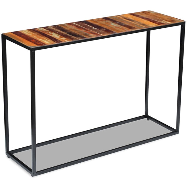 vidaXL Console Table Reclaimed Wood 110x35x76 cm
