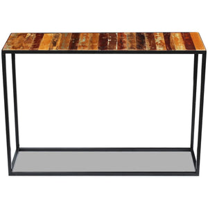 vidaXL Console Table Reclaimed Wood 110x35x76 cm