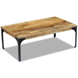 vidaXL Coffee Table Mango Wood 100x60x35 cm
