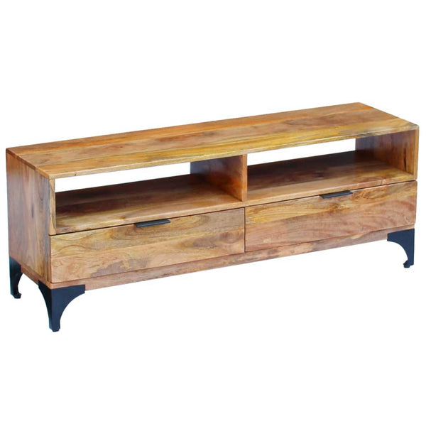 vidaXL TV Cabinet Mango Wood 120x35x45 cm