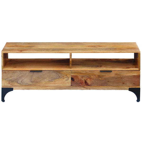 vidaXL TV Cabinet Mango Wood 120x35x45 cm