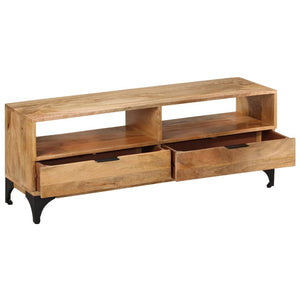 vidaXL TV Cabinet Mango Wood 120x35x45 cm