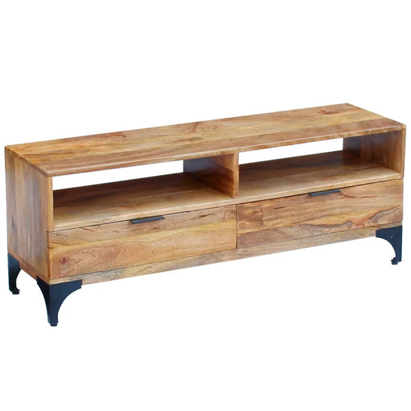 vidaXL TV Cabinet Mango Wood 120x35x45 cm
