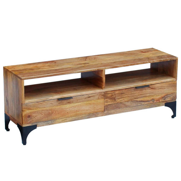 vidaXL TV Cabinet Mango Wood 120x35x45 cm