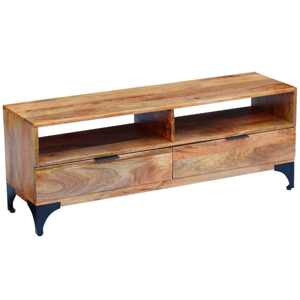 vidaXL TV Cabinet Mango Wood 120x35x45 cm