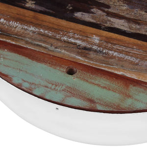 vidaXL 2-Piece Nesting Coffee Table Set Bowl-Shaped Reclaimed Solid Wood
