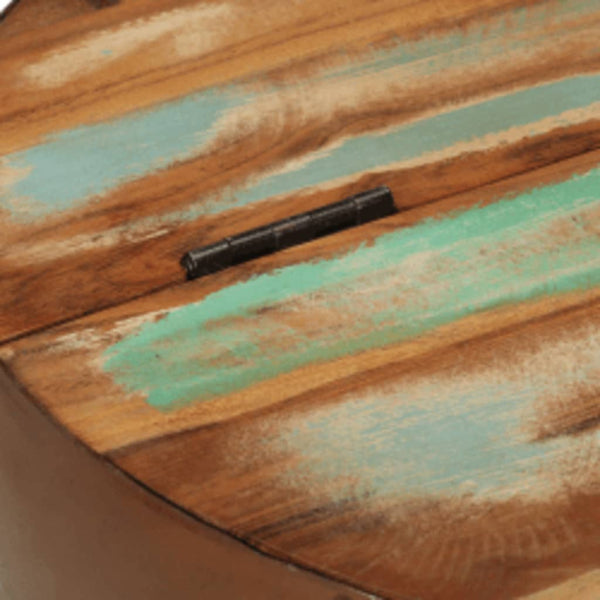 vidaXL 2-Piece Bowl-Shaped Coffee Table Set Solid Reclaimed Wood
