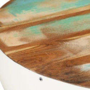 vidaXL Coffee Table Bowl-Shaped Reclaimed Solid Wood 60x60x30 cm