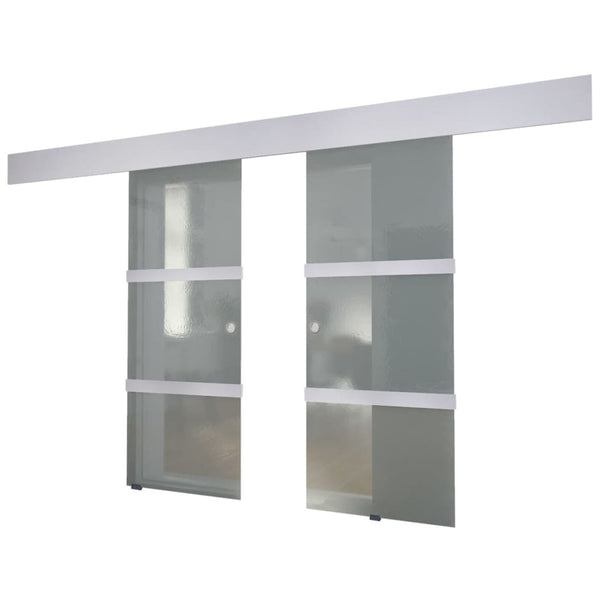 vidaXL Double Sliding Glass Door