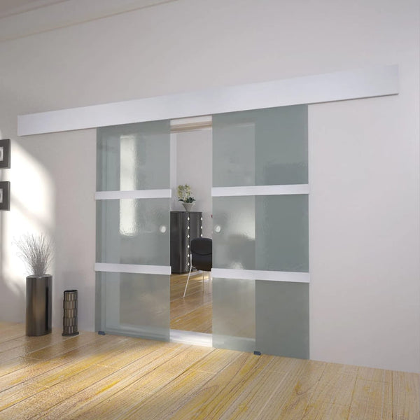 vidaXL Double Sliding Glass Door