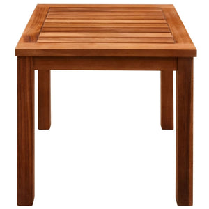 vidaXL Sun Loungers 2 pcs. with Table Solid Acacia Wood and Textilene