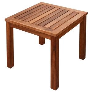 vidaXL Sun Loungers 2 pcs. with Table Solid Acacia Wood and Textilene