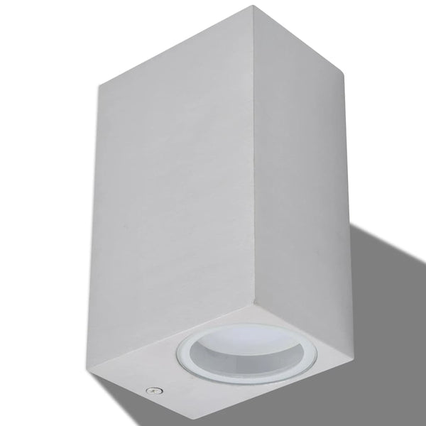 vidaXL LED Outdoor Wall Lights 2 pcs. Square Up/Down