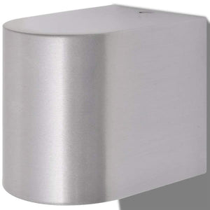 vidaXL LED Outdoor Wall Lights 2 pcs. Round Downwards