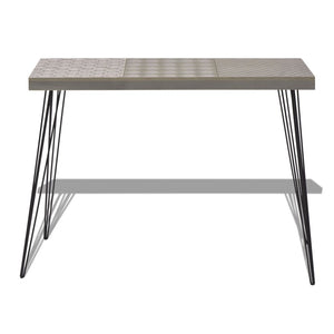 vidaXL Console Table 90x30x71.5 cm Grey