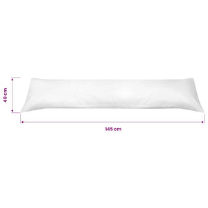 vidaXL Body Pillow 40x145 cm White