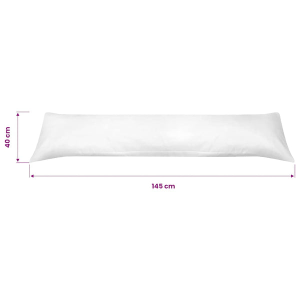 vidaXL Body Pillow 40x145 cm White