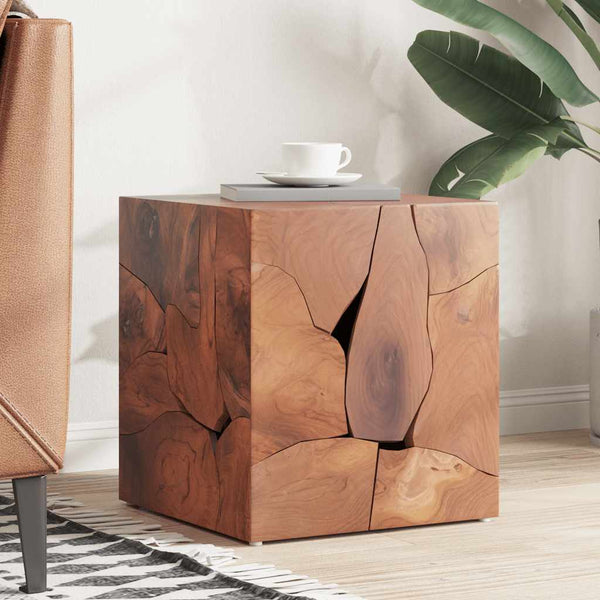 vidaXL Stool Brown 40x40x45 cm Solid Teak Wood