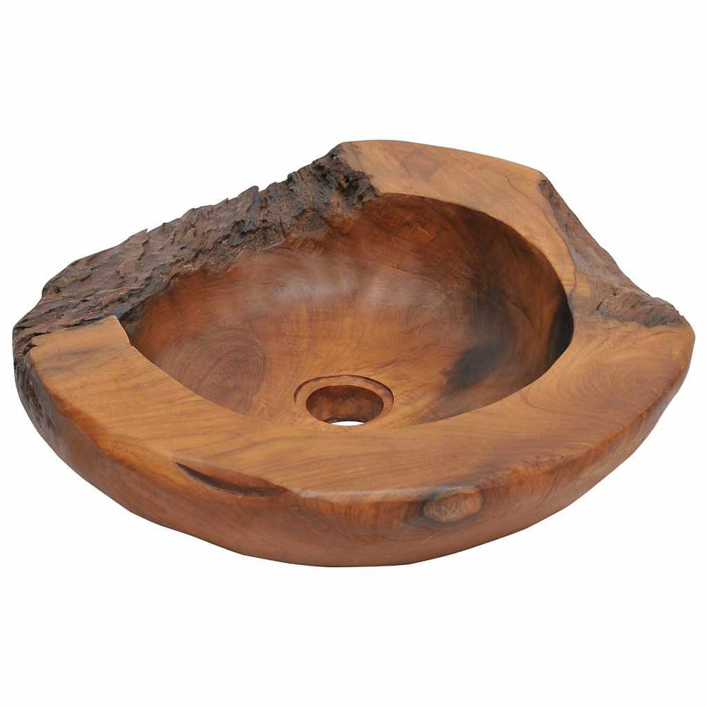vidaXL Solid Teak Sink 45 cm