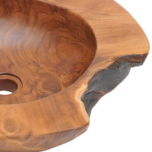 vidaXL Solid Teak Sink 45 cm