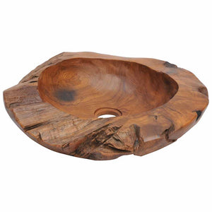 vidaXL Solid Teak Sink 45 cm