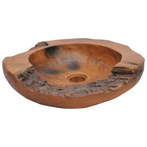 vidaXL Solid Teak Sink 45 cm