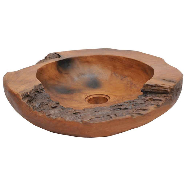 vidaXL Solid Teak Sink 45 cm