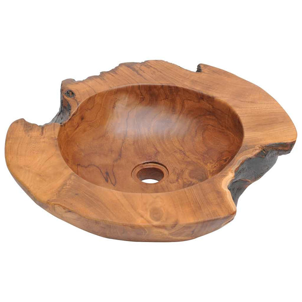 vidaXL Solid Teak Sink 45 cm