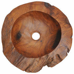 vidaXL Solid Teak Sink 45 cm