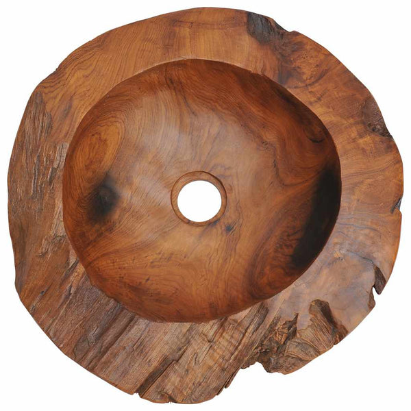 vidaXL Solid Teak Sink 45 cm