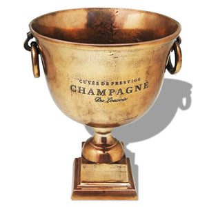 vidaXL Champagne Cooler Trophy Copper Brown