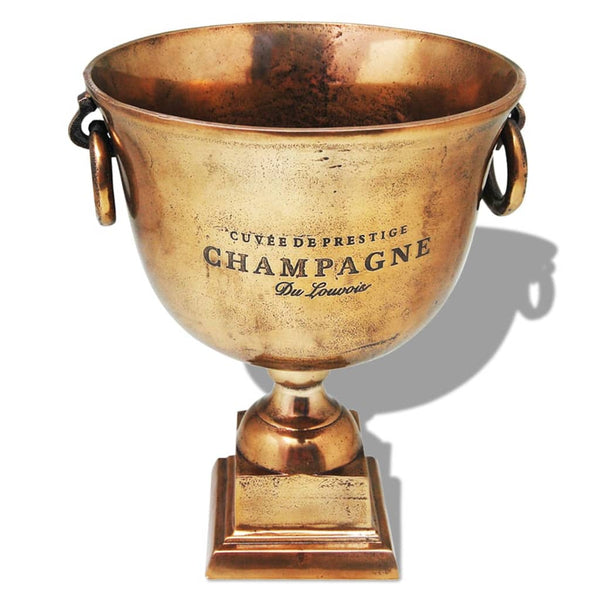 vidaXL Champagne Cooler Trophy Copper Brown