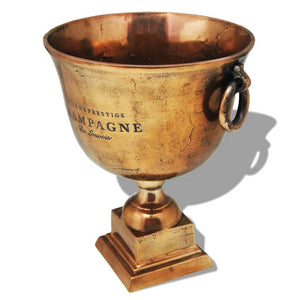 vidaXL Champagne Cooler Trophy Copper Brown