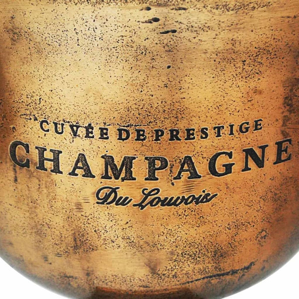 vidaXL Champagne Cooler Trophy Copper Brown