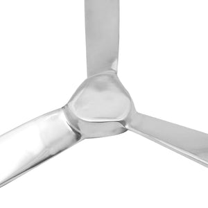 vidaXL Wall Decoration Propeller Silver 70cm Aluminum