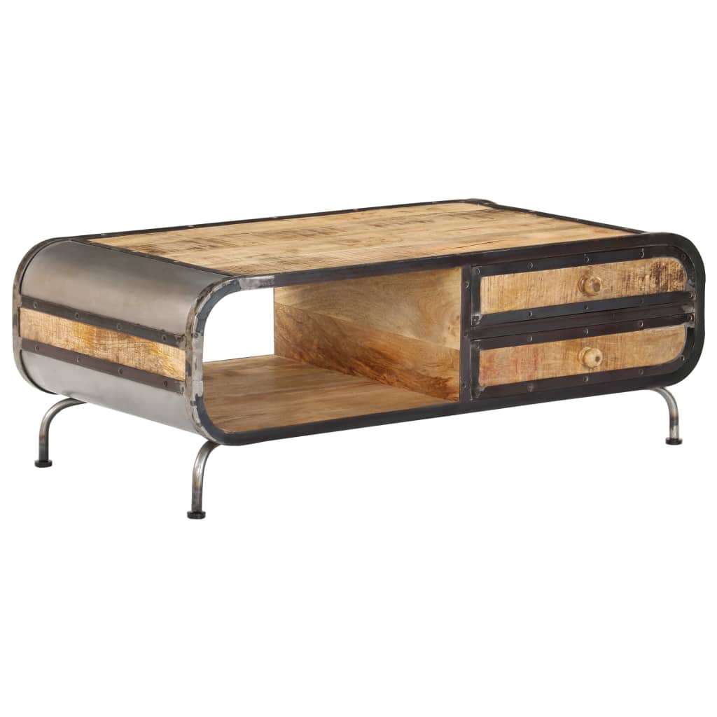 vidaXL Coffee Table 100 x 50 x 35 cm Solid Mango Wood
