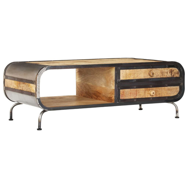 vidaXL Coffee Table 100 x 50 x 35 cm Solid Mango Wood