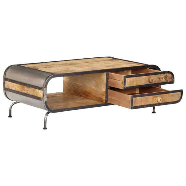 vidaXL Coffee Table 100 x 50 x 35 cm Solid Mango Wood