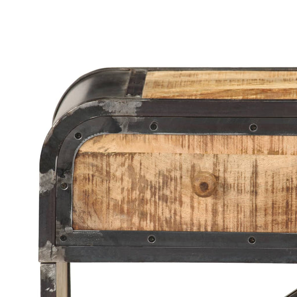 vidaXL Sideboard 120x30x75 cm Solid Mango Wood