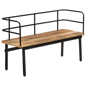 vidaXL Bench 120 x 40 x 70 cm Solid Mango Wood