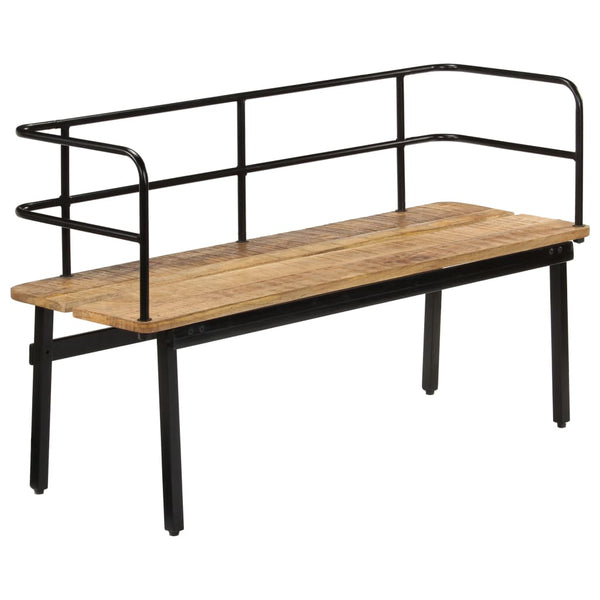 vidaXL Bench 120 x 40 x 70 cm Solid Mango Wood