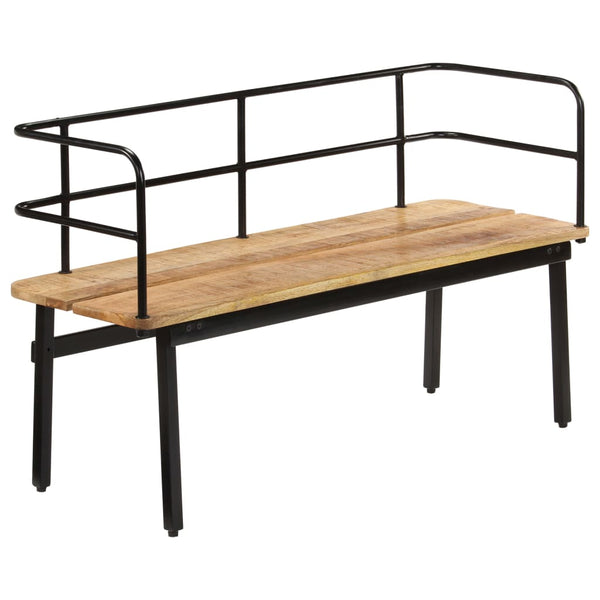 vidaXL Bench 120 x 40 x 70 cm Solid Mango Wood