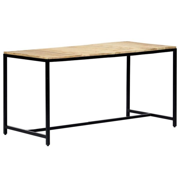 vidaXL Dining Table 140x70x75 cm Rough Mango Wood