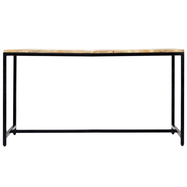vidaXL Dining Table 140x70x75 cm Rough Mango Wood