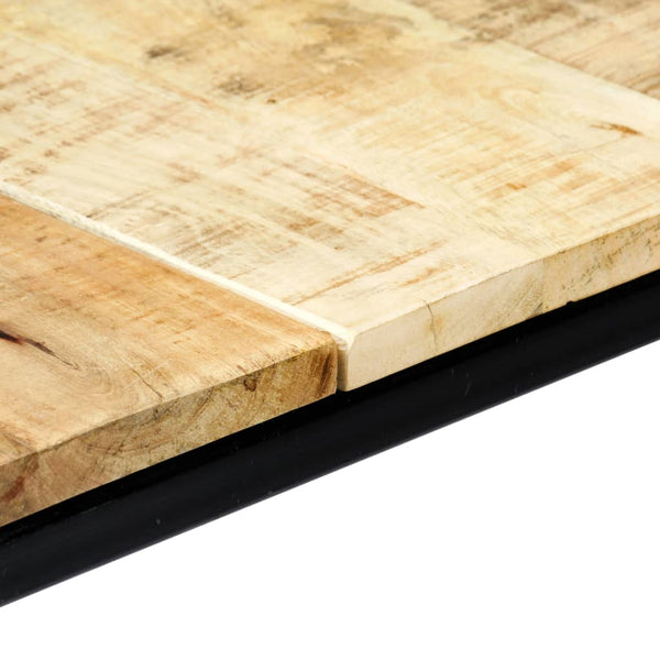 vidaXL Dining Table 140x70x75 cm Rough Mango Wood