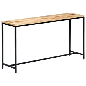 vidaXL Console Table 140x35x76 cm Solid Mango Wood